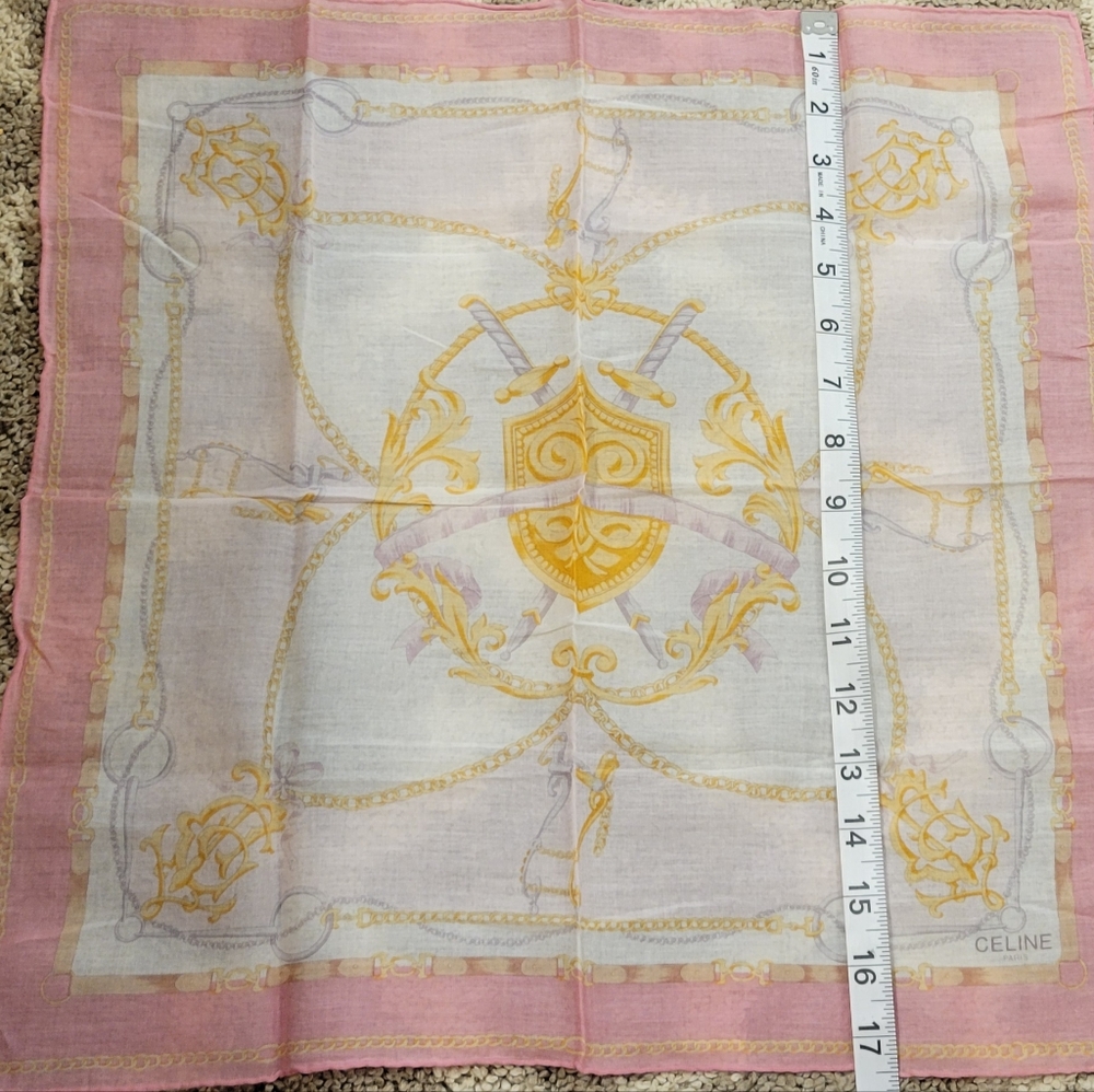 Celine vintage scarf bandana handkerchief
